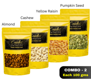 Dry Fruits Combo Pack -2 (Each 100gm)