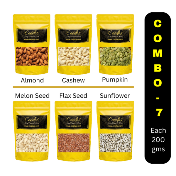 Dry Fruits Combo Pack -7 (Each 200gm)