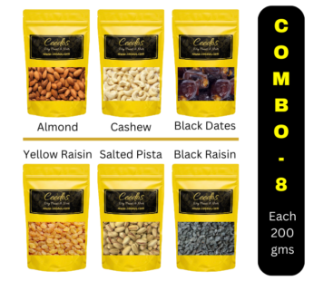 Dry Fruits Combo Pack -8 (Each 200gm)