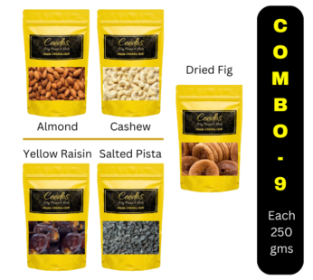 Dry Fruits Combo Pack -9 (Each 250gm)