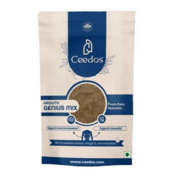 Ceedos Growth Genius Kids Health Mix with Nuts & Seeds | Sugar Free | Supports Brain, Growth & Immunity