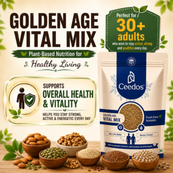 Golden Age Vital Mix for Senior Health & Vitality | Sugar Free (250 G)