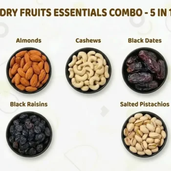 Premium Dry Fruits Essentials Combo 5 in 1 (Each 250G)