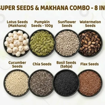 Super Seeds & Makhana Combo 8 in 1 (Each 100G)